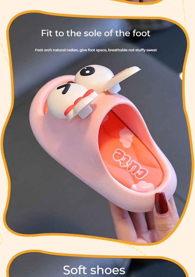 Summer Children's Sandals Slippers for Boys  Girls Baby Non-Slip Soft Bottom Indoor Bath Parent-Child Children Sandals soft gift