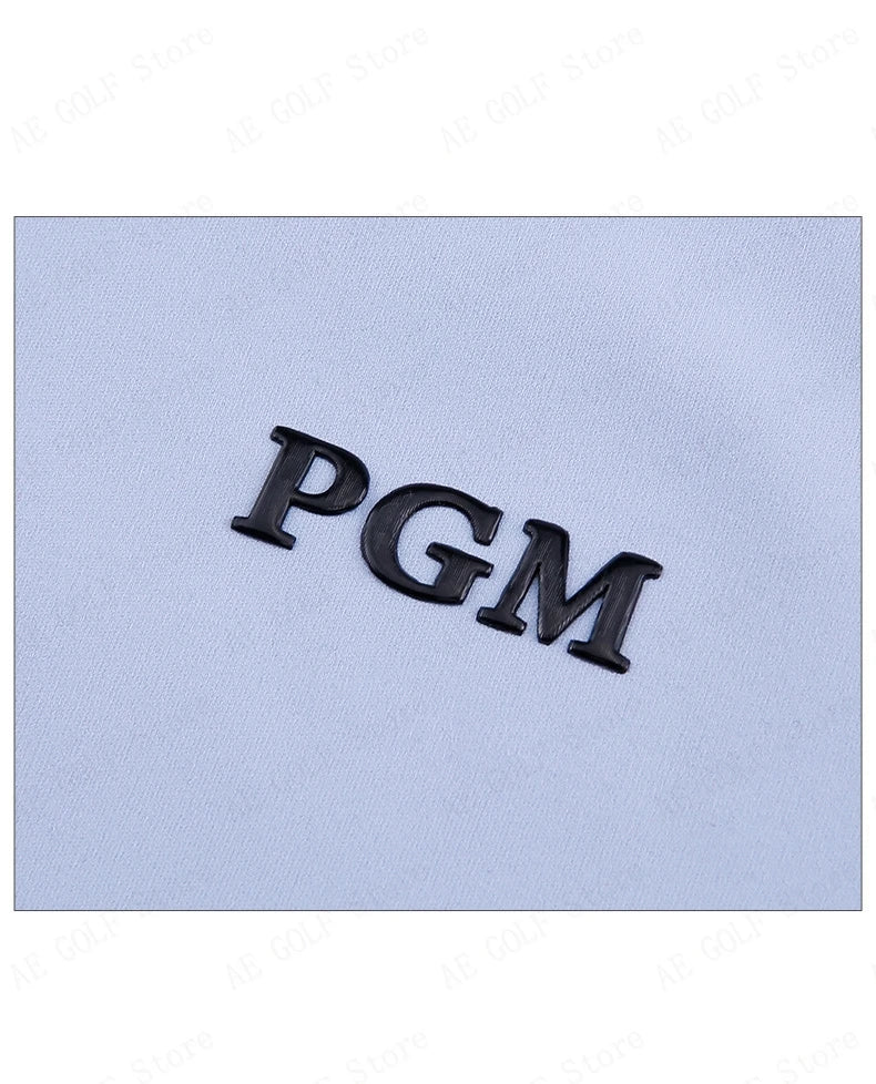 PGM Children's Golf Long Sleeve T-shirt Golf Wear for Kids Boys Shirts Soft Lapel Design Fashion Leisure Sports Top YF542