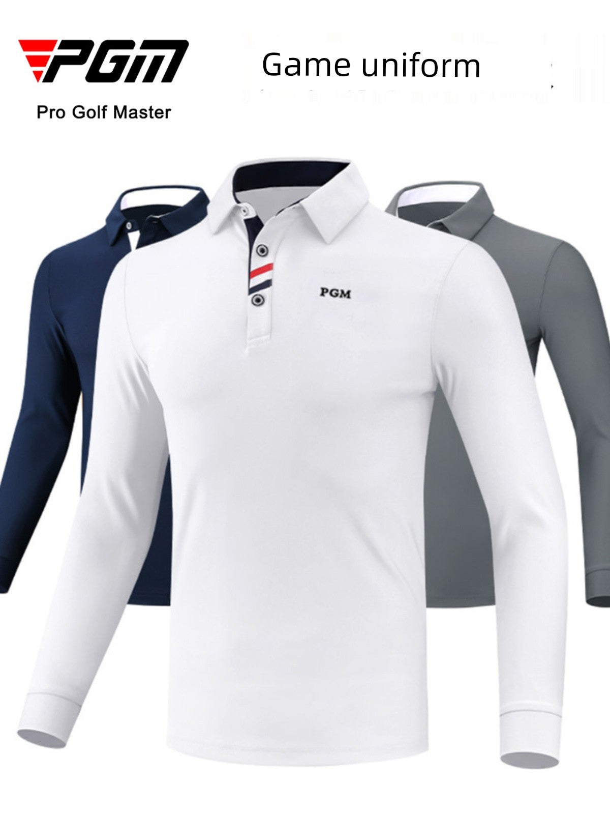 PGM Special Offer Long Sleeves T-Shirt Lapel Promotion Golf