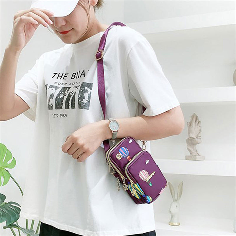 Female Messenger Purse Lady Wallet Waterproof Nylon Women CrossBody Bag Woman Small Shoulder Bags Mobile Phone Bags Mini Bolso