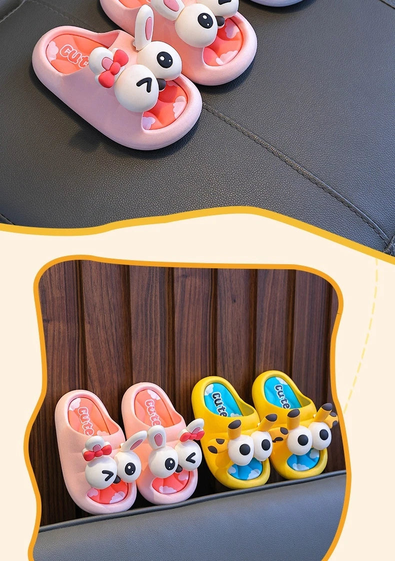 Summer Children's Sandals Slippers for Boys  Girls Baby Non-Slip Soft Bottom Indoor Bath Parent-Child Children Sandals soft gift