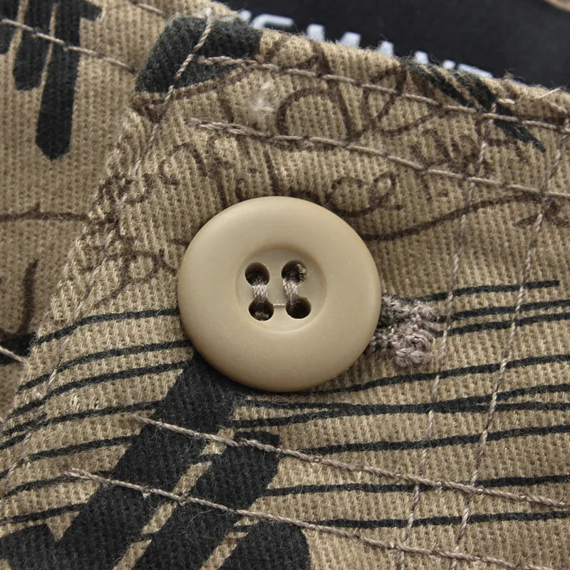 Camouflage Men Short Pants Cotton Cargo Shorts for Men Summer Casual Breeches Multi-Pocket Military Style Cargo Short Pants