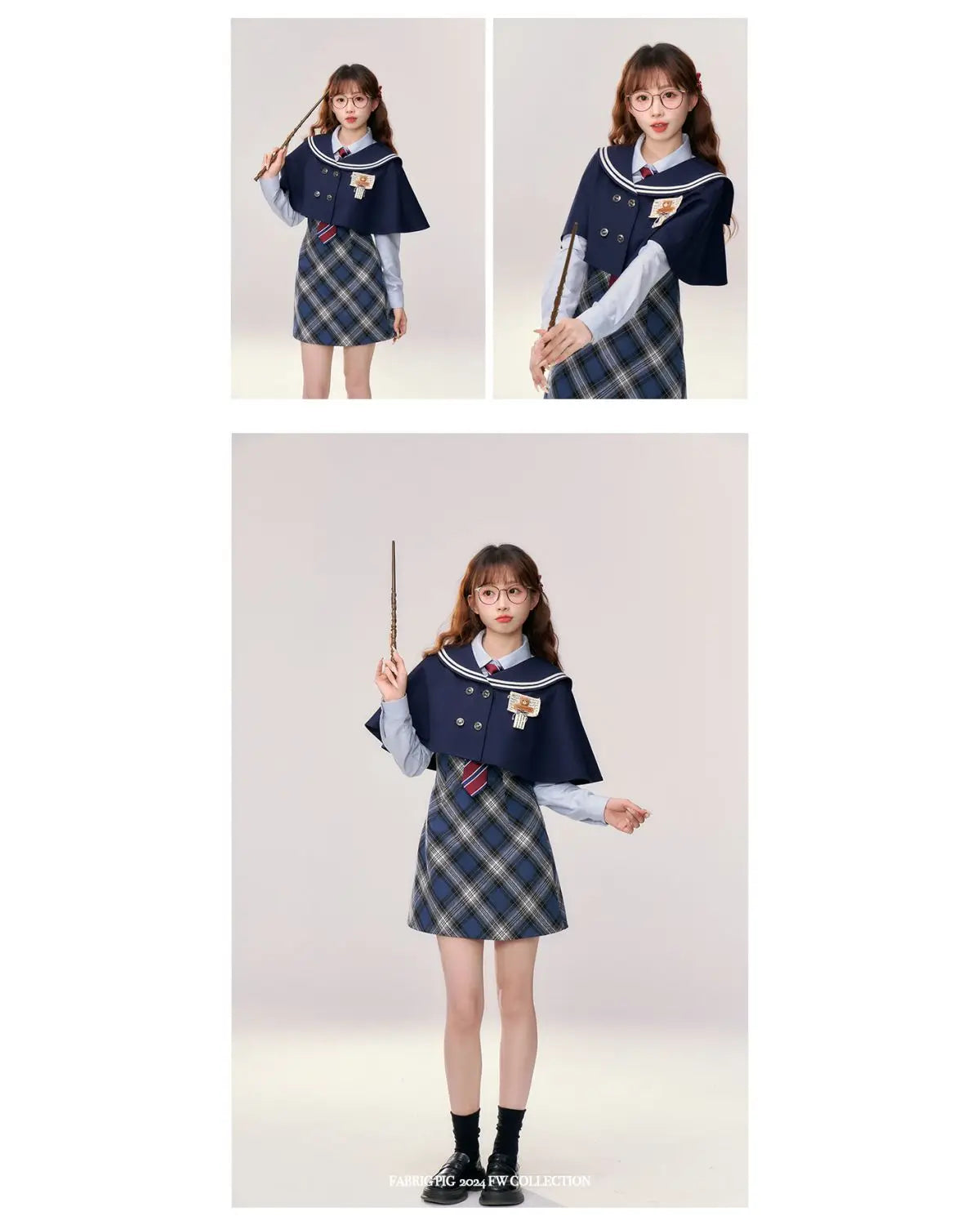 Japan School Uniforms Student Student Girl Navy Costume Cute Women Sexy Navy JK Suit Sailor Blouse Pleated Dress Set