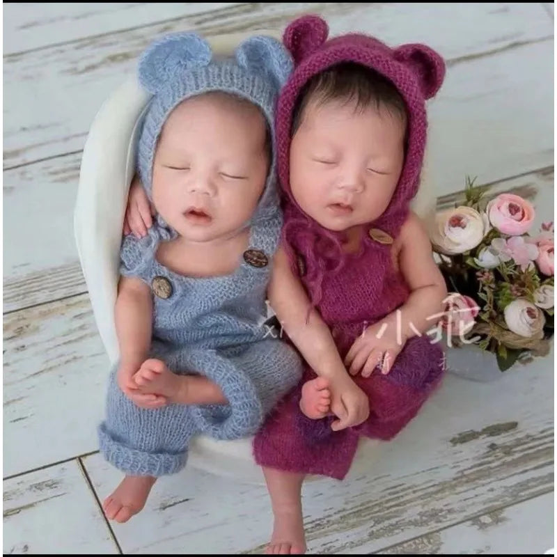 Newborn Photography Clothing New Children's Photography Clothing Newborn Baby Girl/Boy Costume Photo Photography Prop Romper Hat