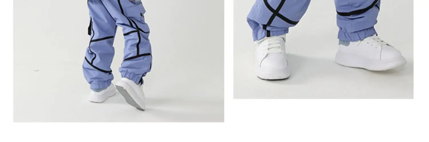 2024 New Children Ski Suit Girls Boys Winter Outdoor Windproof Snowboard Jacket Pants Warm Kids Waterproof Skiing Set