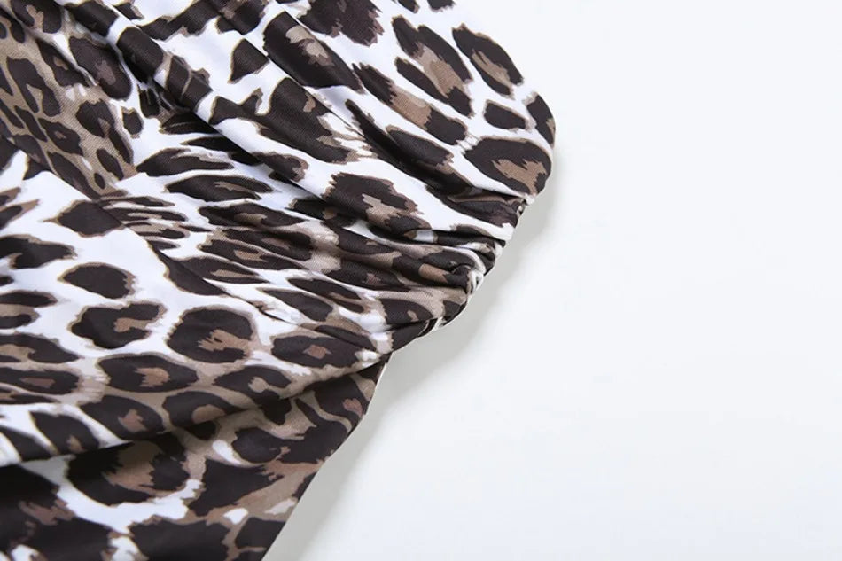 2024 Summer Women's Dress Set Elegant Sexy Backless Sleeveless Lace-up Top Slim Fit Long Skirt Leopard Print Suit Holiday Beach