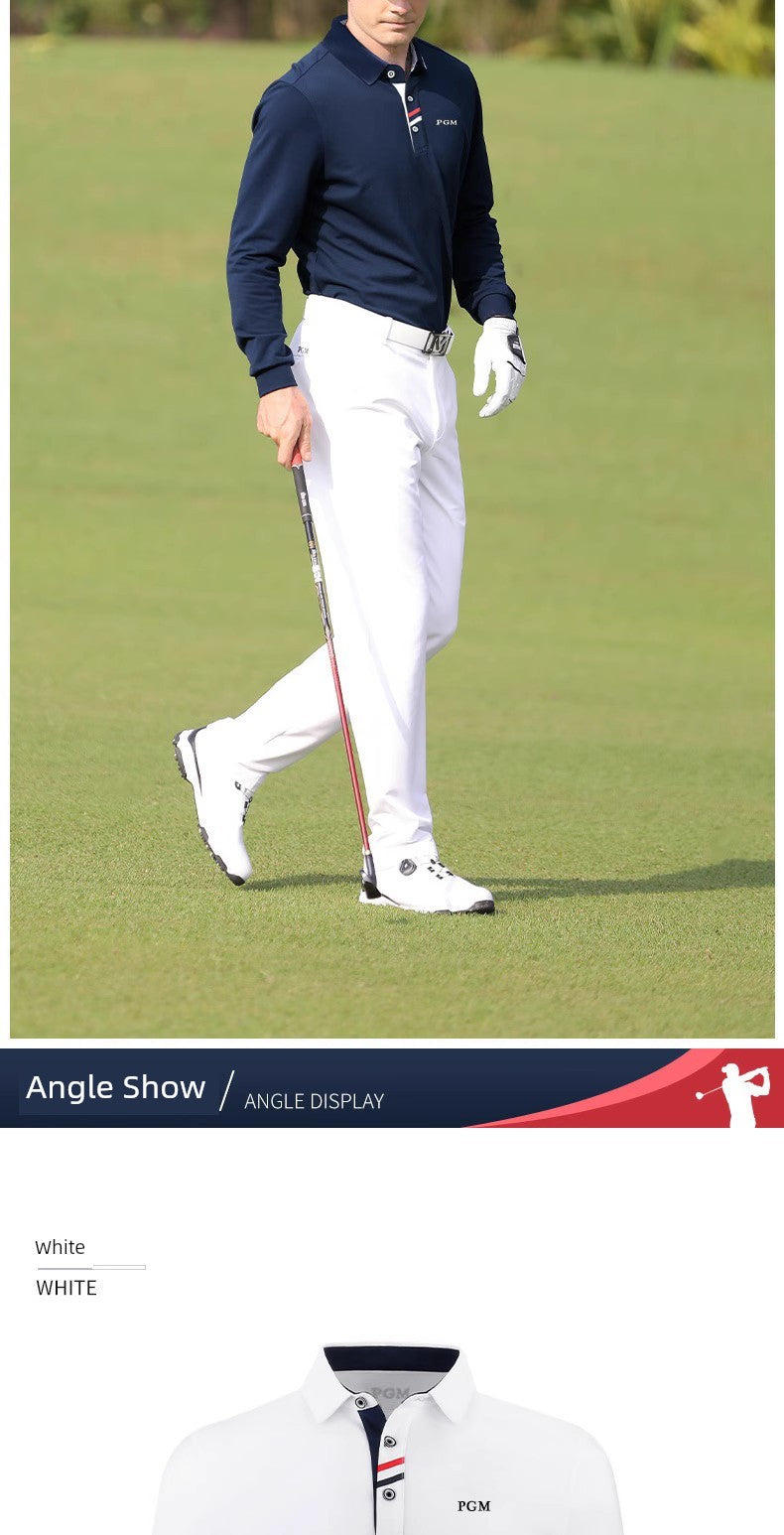 PGM Special Offer Long Sleeves T-Shirt Lapel Promotion Golf