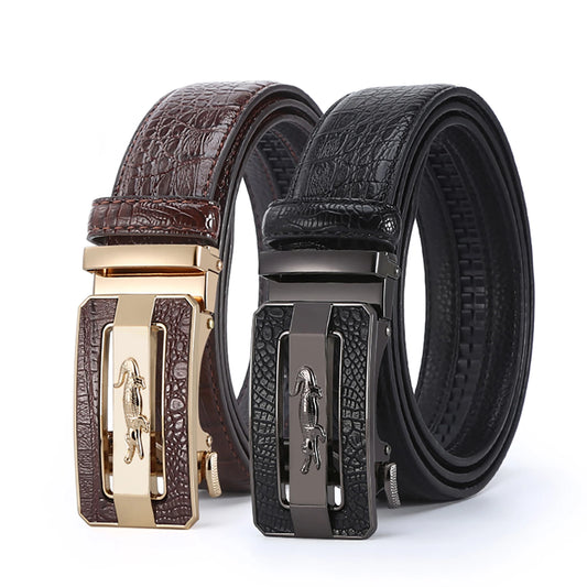 2024 Luxury Brand Men Buckle Belt Genuine Cow Leather Belt for Men Real western Leather Belts