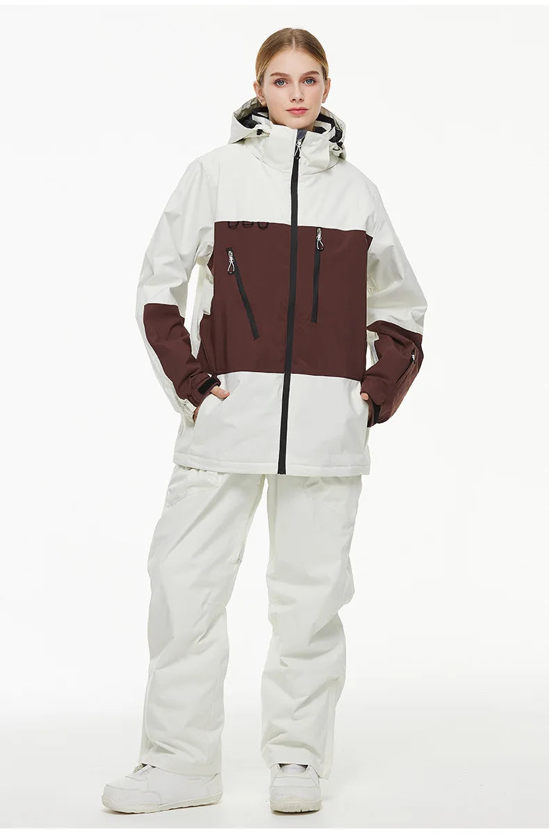 Cheaper, Snow Suit,  Snowboard Outdoor Sports  Snowboard Jacket Sets,  Ski Coat and Strap Pant,Boy‘s and Girl's Ski Jumpsuit