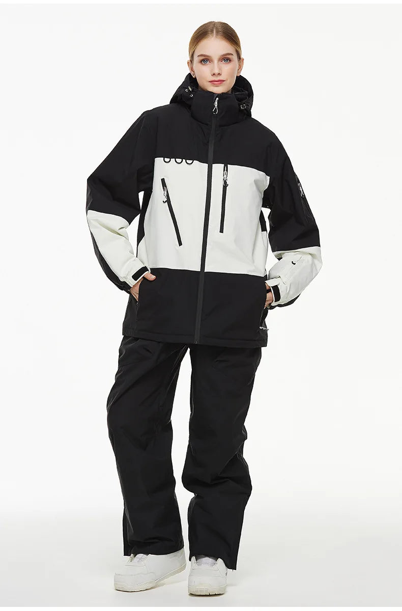 Cheaper, Snow Suit,  Snowboard Outdoor Sports  Snowboard Jacket Sets,  Ski Coat and Strap Pant,Boy‘s and Girl's Ski Jumpsuit