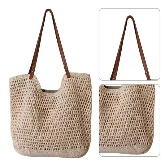 Cotton Thread Woven Bag Luxury Designer Bags High Quality 2024 Y2k Tote Beach Replicas Exact Woman Super Copy Brand Aesthetic