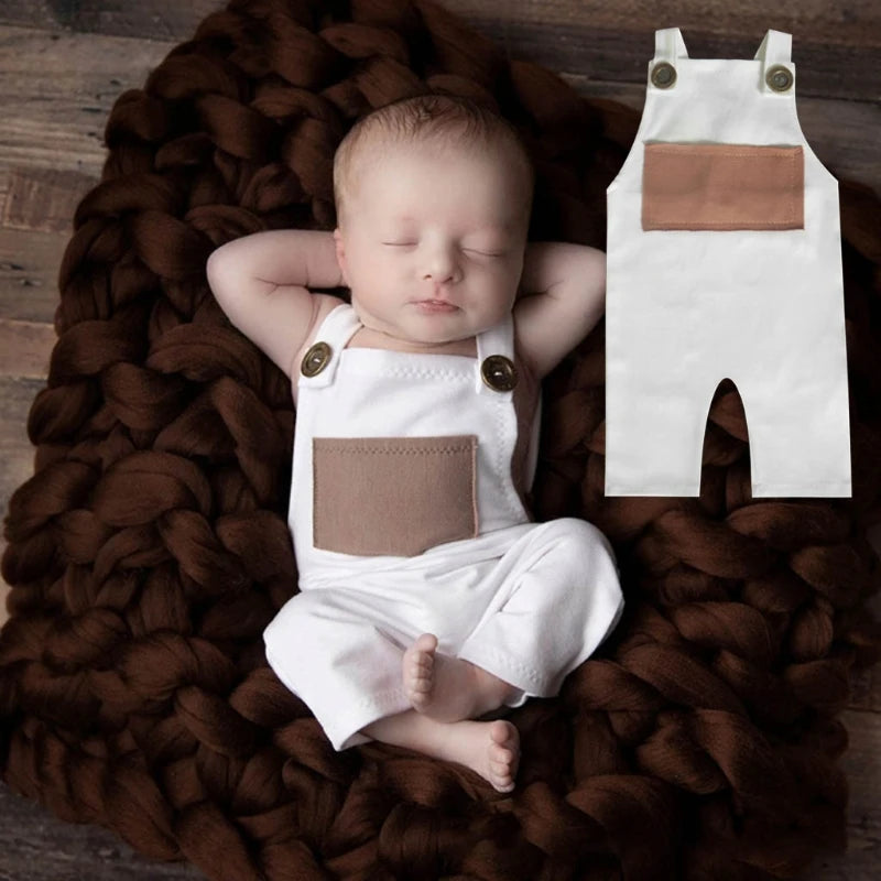 Newborn Baby Girls Photography Props Photography Outfits Romper Pants Clothing Newborn Boy Photo Picture Pants