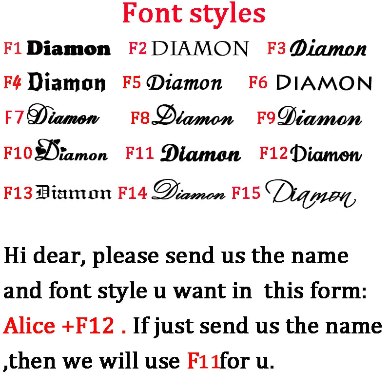 Diamon Jewelry Set Personalized Stainless Steel Customized Necklace Bracelet Letter Pendant Figaro Chain for Women Birthday Gift