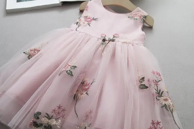 Infant Princess Dress for Girls Mesh Summer Girl Dress One Piece Toddler Clothes Boutique Clothing Girls Fashion First Year