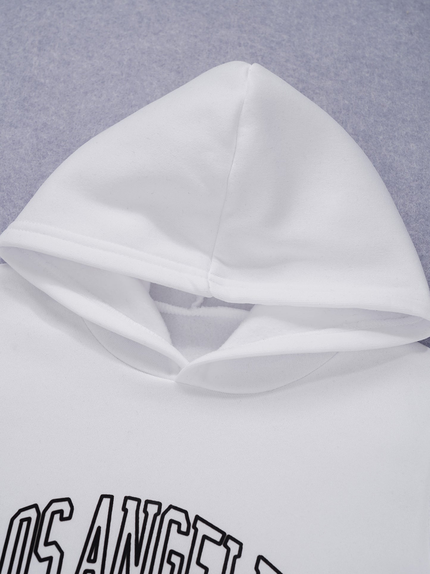 Kids Boys Girls Letter Printed Sport Suit Tracksuit Long Sleeve Hooded Pullover with Elastic Waistband Pants