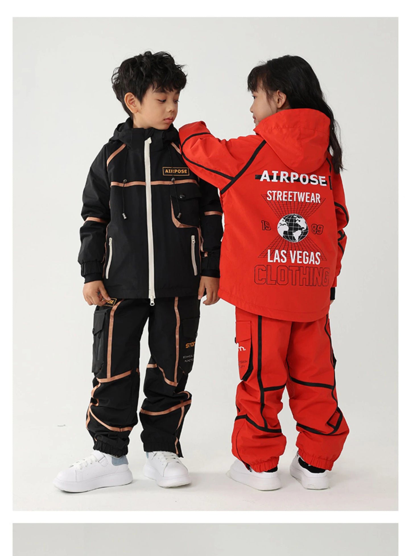 2024 New Children Ski Suit Girls Boys Winter Outdoor Windproof Snowboard Jacket Pants Warm Kids Waterproof Skiing Set