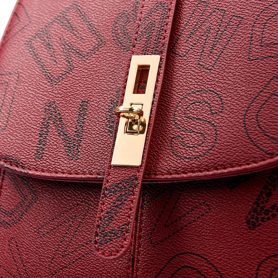 Luxury Designer Women Backpack High Quality Soft Leather Shoulder Bag Fashion School Bags Multifunction Rucksack Top-handle Bag