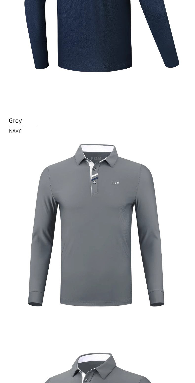 PGM Special Offer Long Sleeves T-Shirt Lapel Promotion Golf