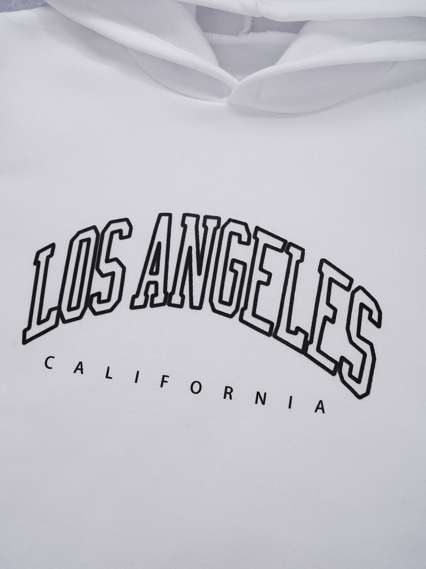 Kids Boys Girls Letter Printed Sport Suit Tracksuit Long Sleeve Hooded Pullover with Elastic Waistband Pants