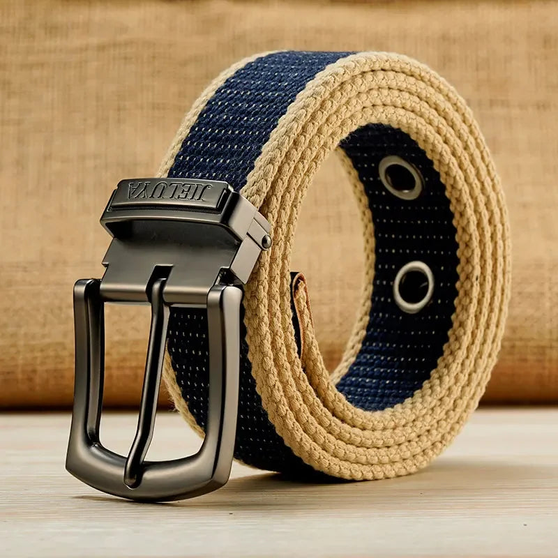 Plus Large Size 110 120 130 140 150 160 cm Canvas Belt for Men Alloy Pin Buckle Jeans Belts High Quality Outdoor Belts