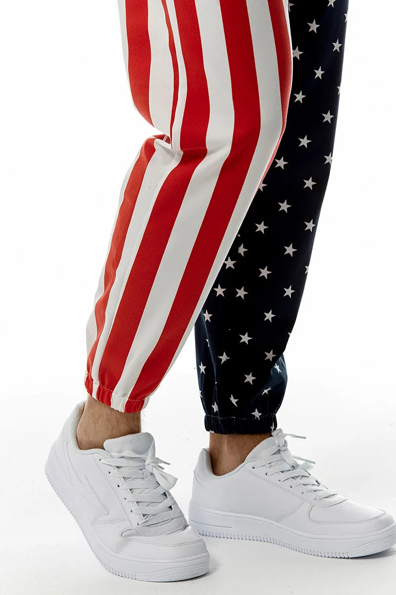 New USA National Flag 3D Printed Trousers Men Loose Pants Casual Male Trendy Sports Beach Trousers Uniisex Boy Sweatpants