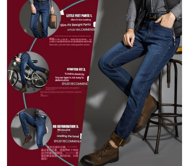 Winter Pants Trousers for Men Mens Jeans Jeans for Men Pants