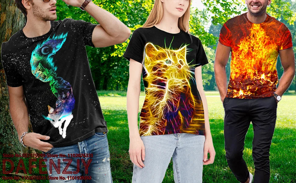 Women Cool 3D Animal Wolf Printed T Shirts Women Personality Graphic Tee Shirt Short Sleeve Blouse