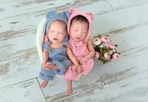 Newborn Photography Clothing New Children's Photography Clothing Newborn Baby Girl/Boy Costume Photo Photography Prop Romper Hat