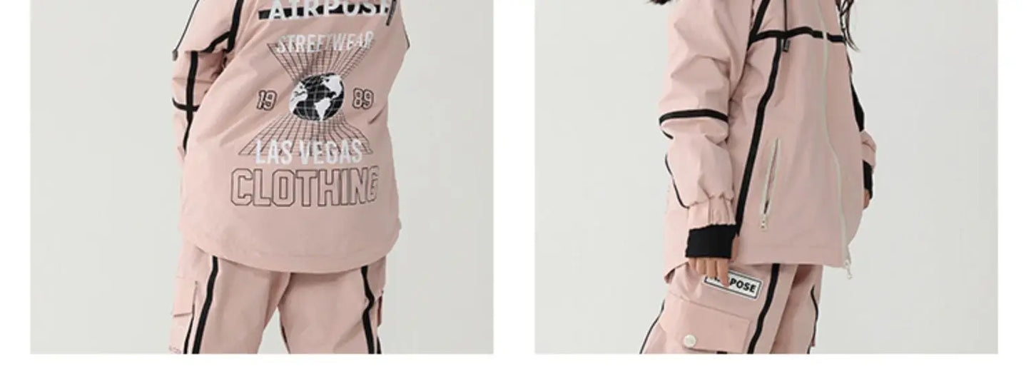 2024 New Children Ski Suit Girls Boys Winter Outdoor Windproof Snowboard Jacket Pants Warm Kids Waterproof Skiing Set