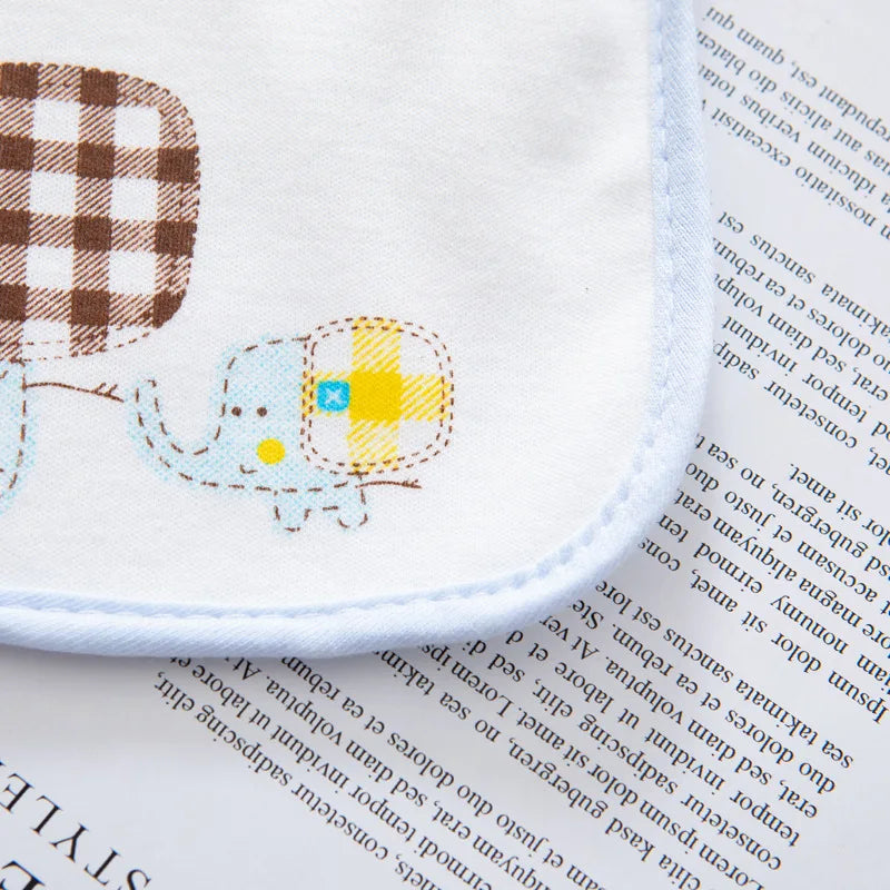 Baby Bibs Cotton Waterproof Bib Children Feeding Clothes Protection Kids Toddler Scarf for Newborns Boys Girls Accessories