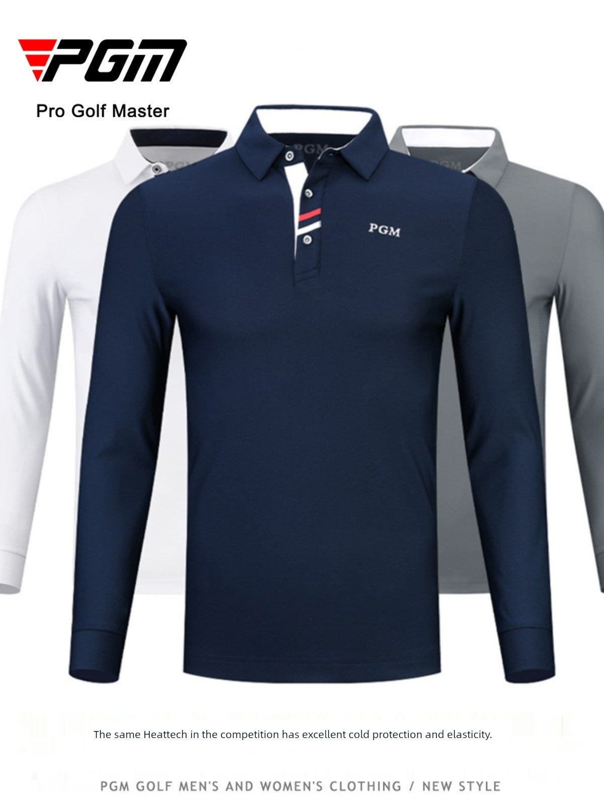 PGM Special Offer Long Sleeves T-Shirt Lapel Promotion Golf