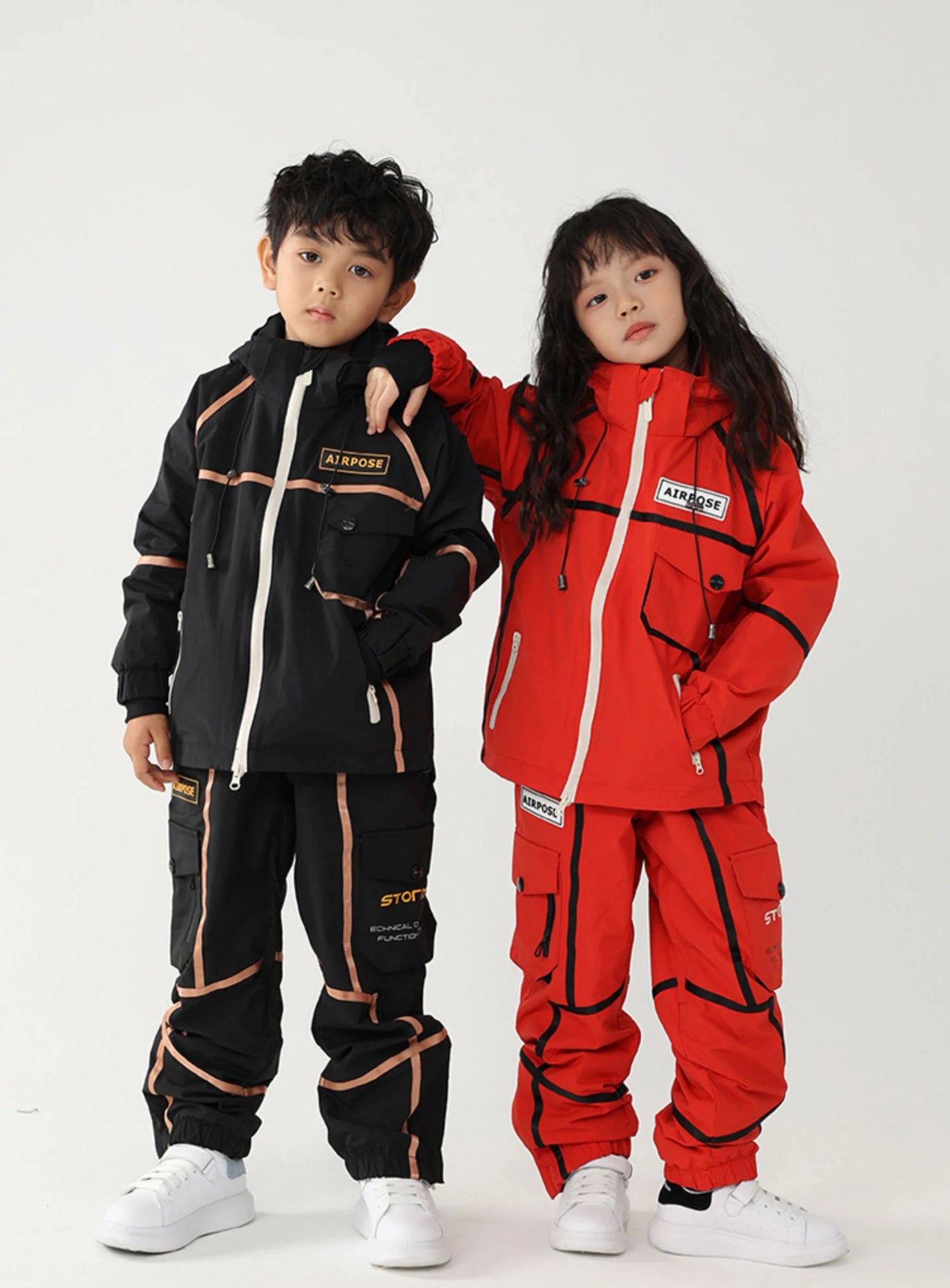 2024 New Children Ski Suit Girls Boys Winter Outdoor Windproof Snowboard Jacket Pants Warm Kids Waterproof Skiing Set