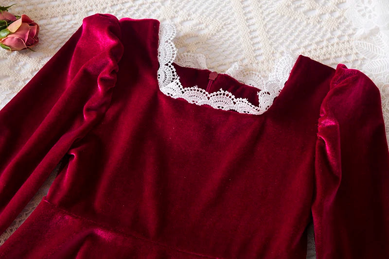 Sequin Girls Princess Party Dresses for 3-8 Yrs Kids Birthday Wedding Evening Prom Gown Spring Fall Long Sleeve Children's Dress