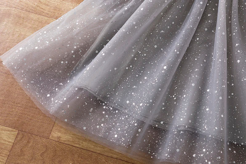 Sequin Girls Princess Party Dresses for 3-8 Yrs Kids Birthday Wedding Evening Prom Gown Spring Fall Long Sleeve Children's Dress