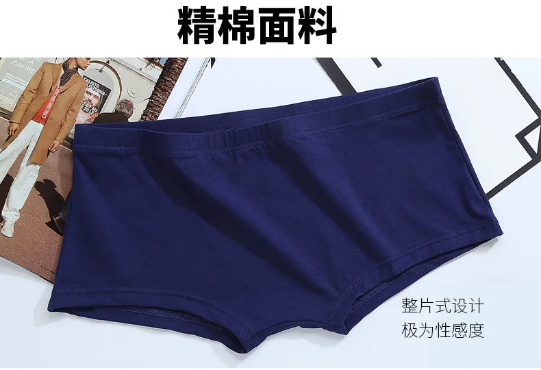 Youth Underwear for Men Cotton Breathable Boxer Shorts Boy Sports Comfortable Aro Pants Teenager Sleepwear Home Bottom Lingerie