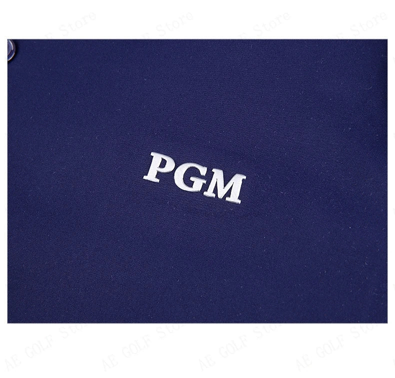 PGM Children's Golf Long Sleeve T-shirt Golf Wear for Kids Boys Shirts Soft Lapel Design Fashion Leisure Sports Top YF542