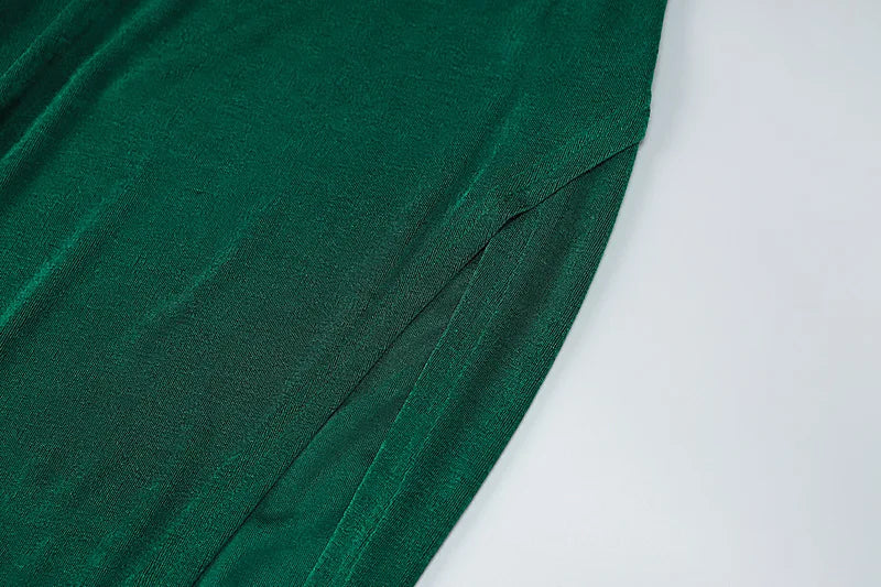 Elegant Sexy Bandeau Top with Slit Asymmetrical Skirt Two Piece Set Women Summer Party Festival Matching Sets Orange