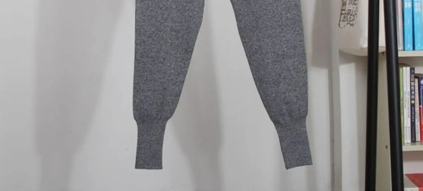 2024 Autumn Winter New European Pant Sets Fashion Tiger Head Bead Loose Knitted Sweater Radish Pants Set Women's Two-piece Set