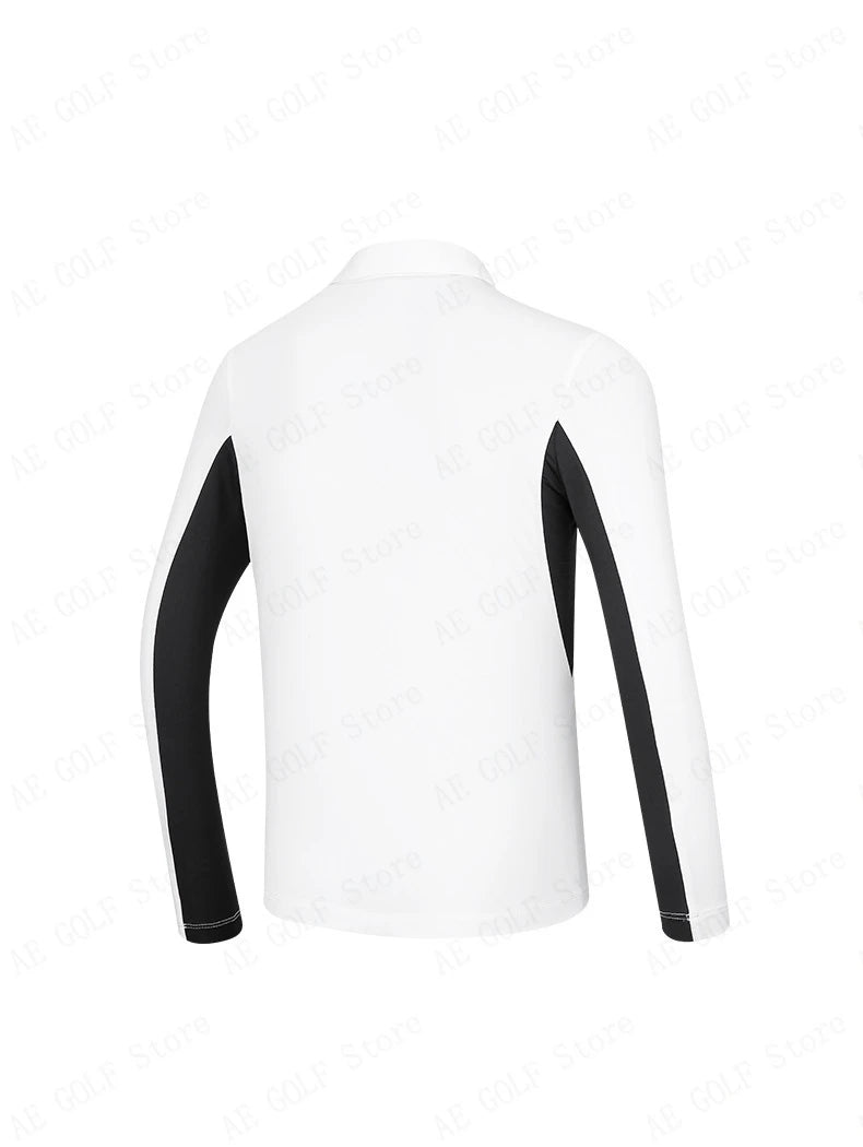 PGM Children's Golf Long Sleeve T-shirt Golf Wear for Kids Boys Shirts Soft Lapel Design Fashion Leisure Sports Top YF542