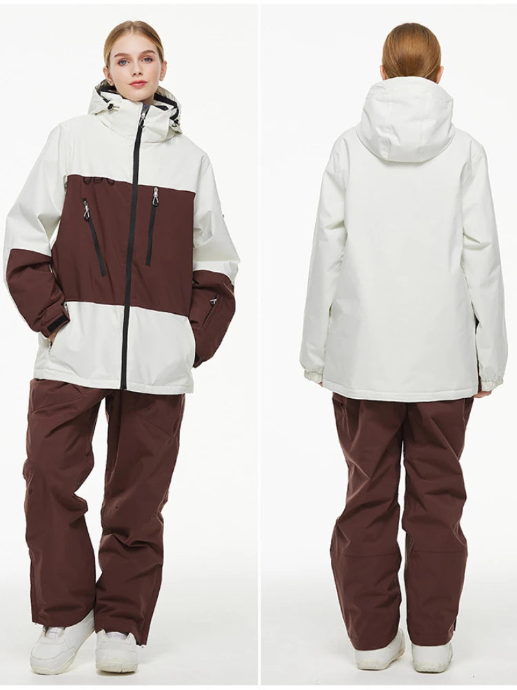Cheaper, Snow Suit,  Snowboard Outdoor Sports  Snowboard Jacket Sets,  Ski Coat and Strap Pant,Boy‘s and Girl's Ski Jumpsuit