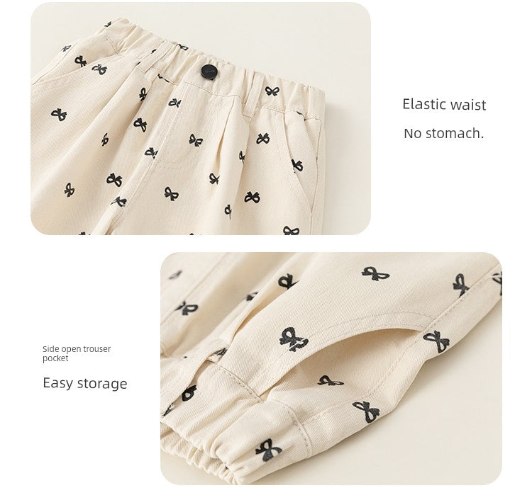 Children's Clothing Baby Fashion Girl Early Autumn Fashionable Pants