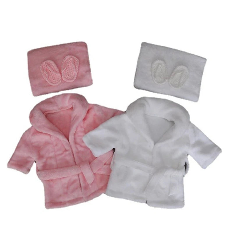 YYD Baby Plush Robe Sleepwear Boys Girls Autumn Winter Clothing Long Sleeve Bathrobe