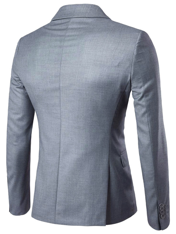 Men's Light Business Long Sleeve Blazer MSTOCK-SB